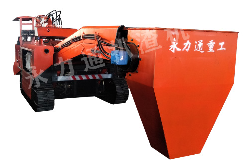 120履帶防爆扒渣機(jī)，漏斗接渣耙渣機(jī)